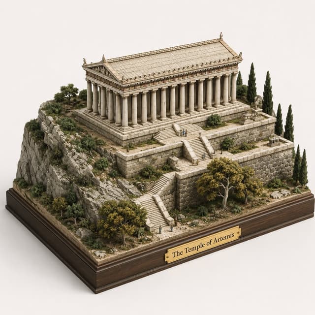 Game Asset - Ancient Temple 3D Diorama — output