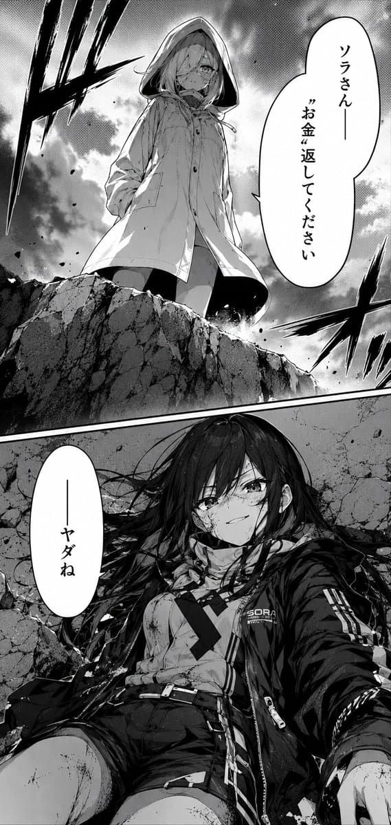 Comic / Storyboard - Dramatic Manga Money Confrontation — output