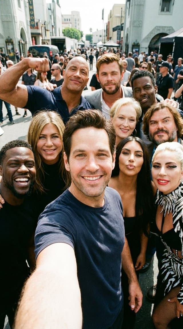 Celebrity Selfie Photo — output