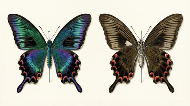 Infographic / Edu Visual - Generating a Butterfly Image with Selective Iridescence — output