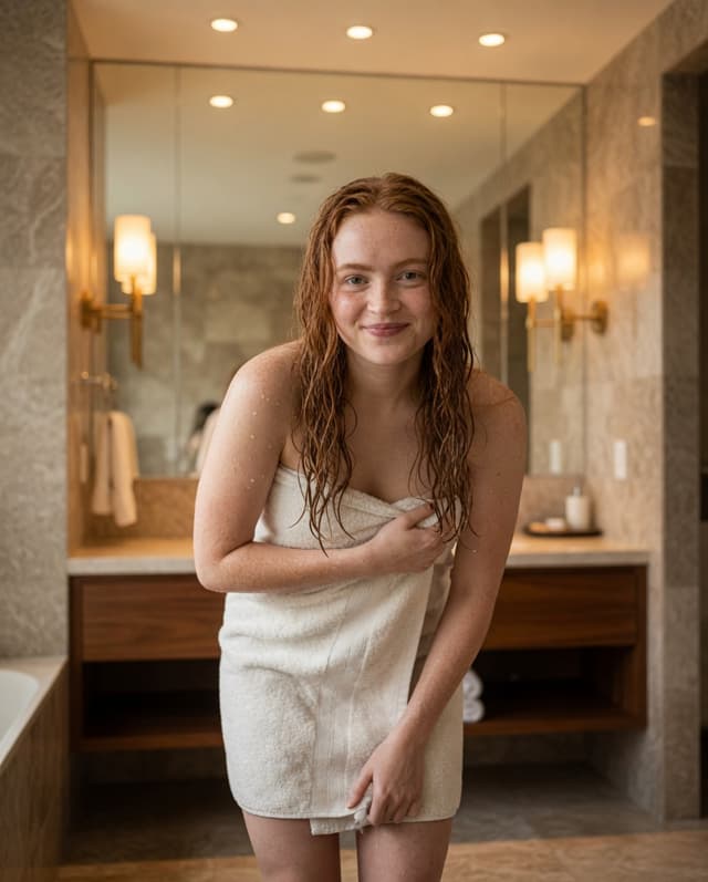Profile / Avatar - Candid Bathroom Lifestyle Portrait — output
