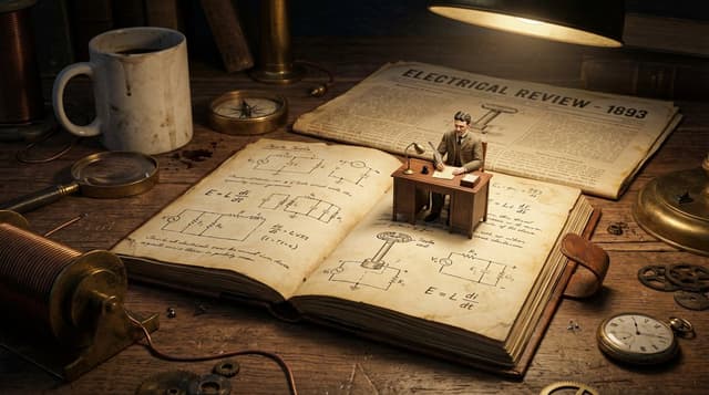 Macro Diorama of a Scientist's Historical Workspace — output