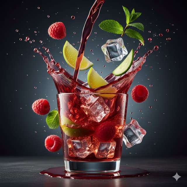 Hyper-realistic Floating Food Photography — output