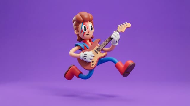 Game Asset - Rubberhose 3D Character Prompt — output