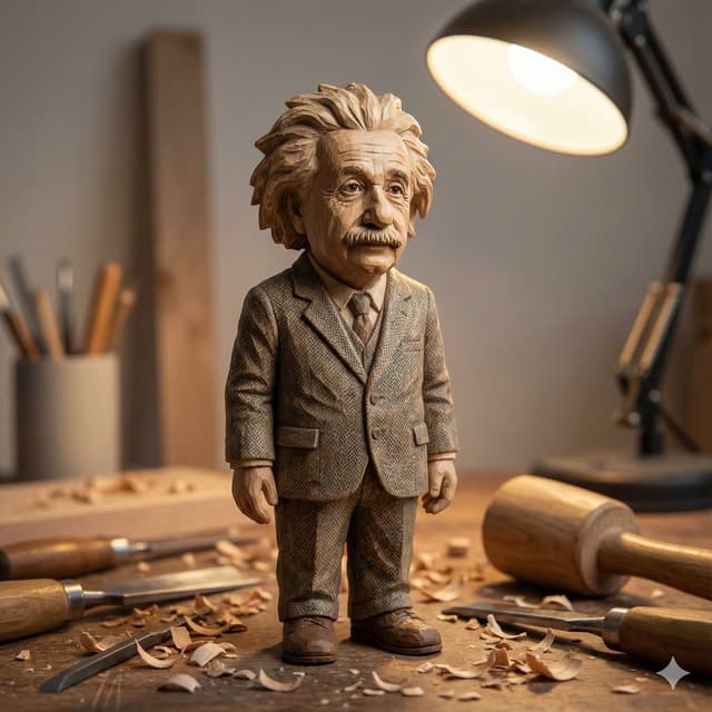 E-commerce Main Image - Hand-Carved Wooden Miniature Figure — output