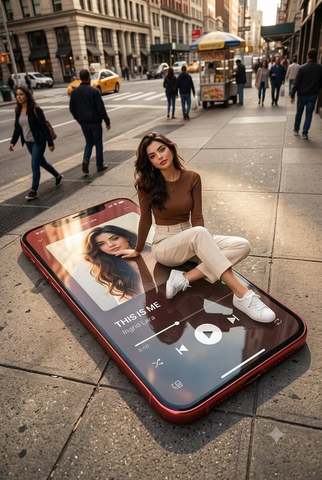 Product Marketing - Oversized Smartphone Street Portrait — output