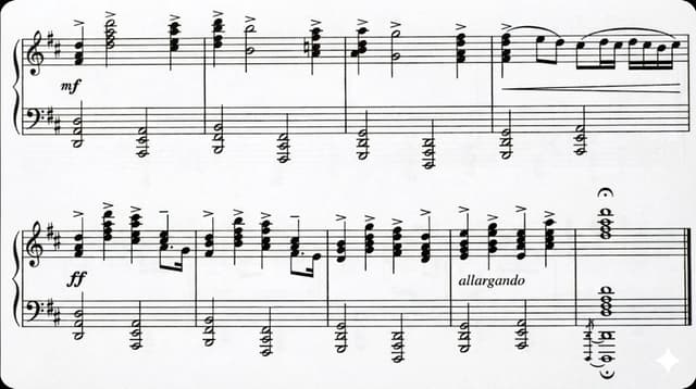 Infographic / Edu Visual - Generating Clean Sheet Music from Scanned Image — output
