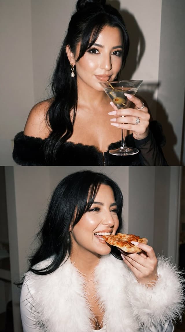 Social Media Post - Ultra-Photoreal Editorial Duo Panel Prompt (Party Vibe) — output
