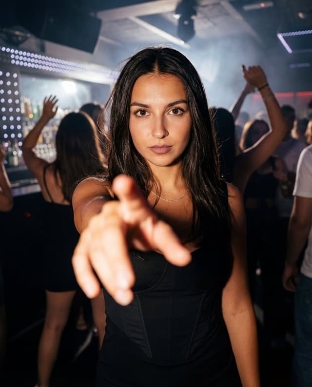 Product Marketing - Nightclub Fashion Portrait with Forced Perspective — output