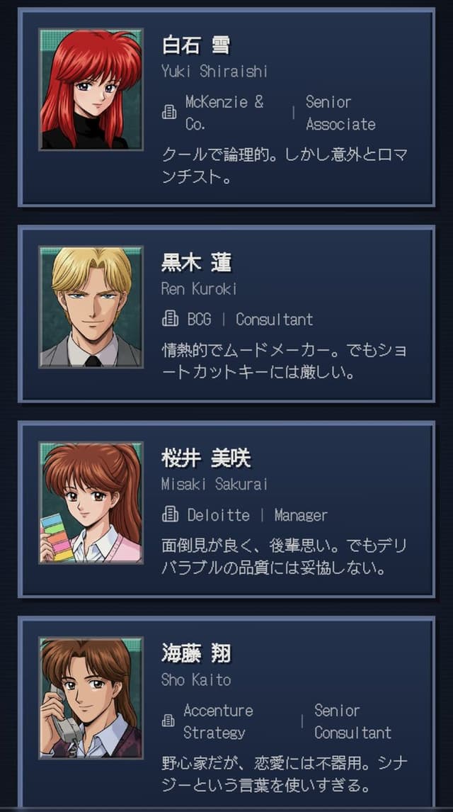 Game Asset - Character Generation in Tokimeki Memorial Style — output