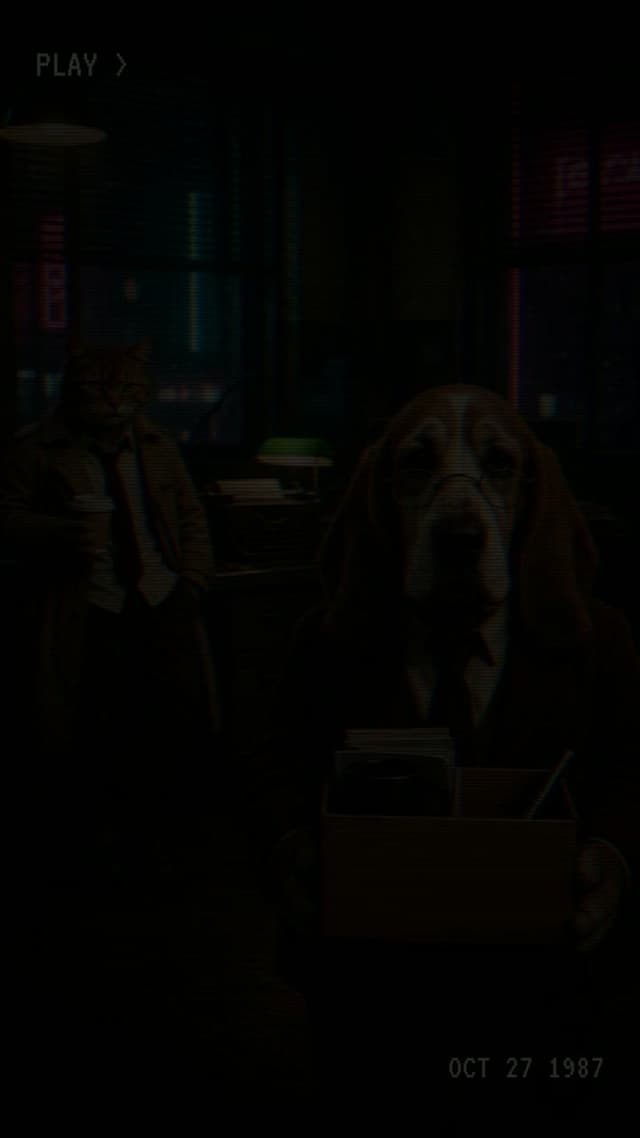 Anthropomorphic Buddy Cop Film Still Prompt