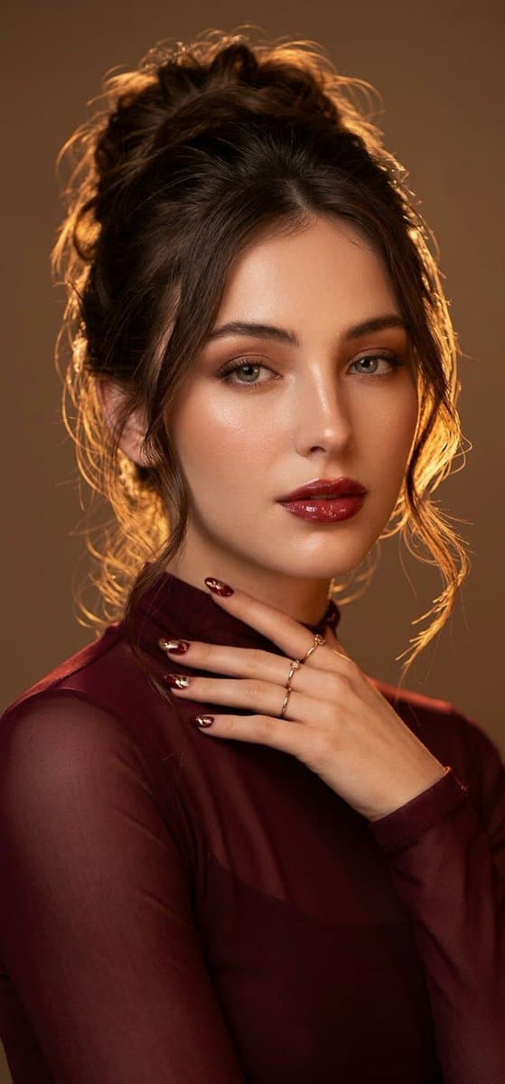 Product Marketing - High-End Beauty Portrait with Reference — output