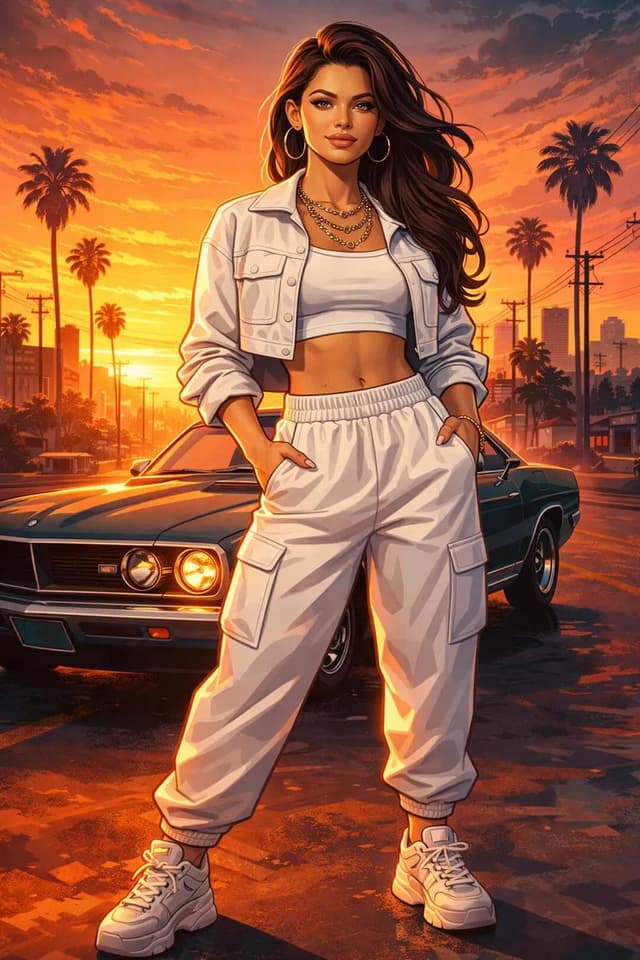 GTA Loading Screen Style Urban Chic Illustration — output