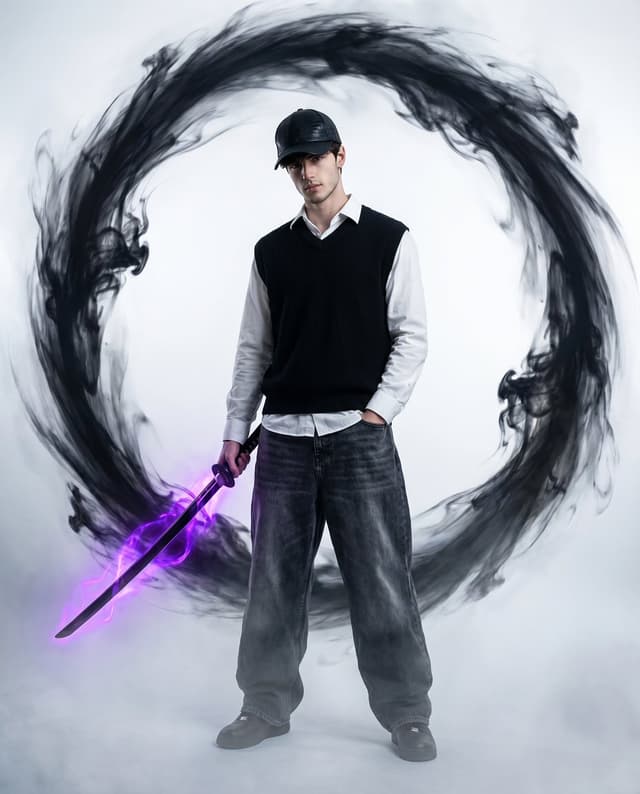 Game Asset - Vortex Katana Warrior — output