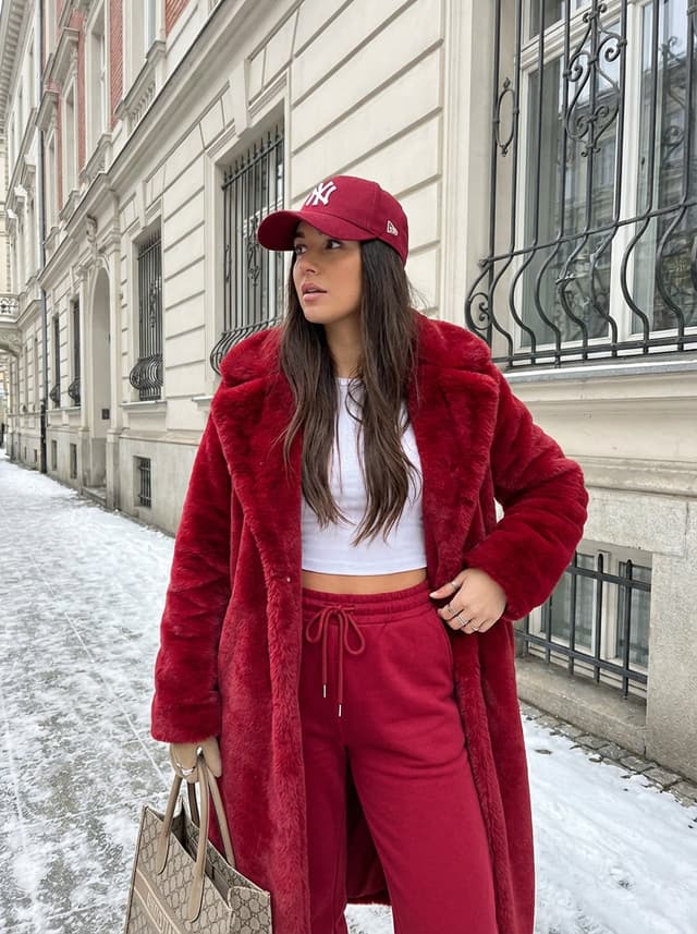 Street Style Fashion Shoot in Winter Snow — output
