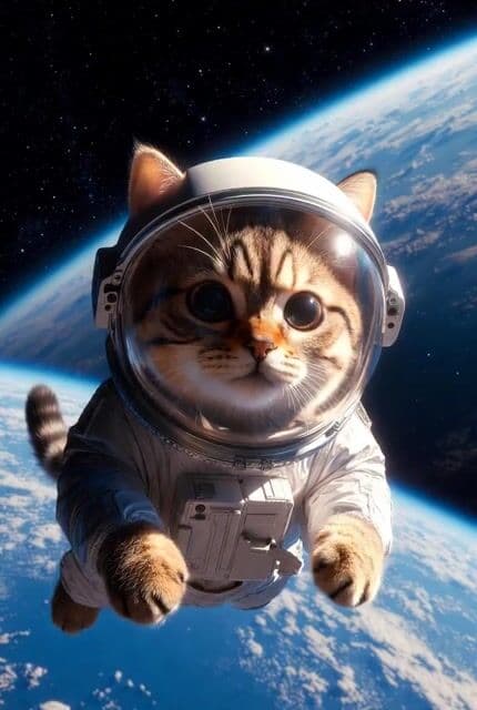 Space Kitten Astronaut — cover