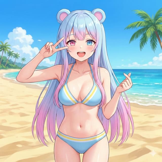 Social Media Post - Beach Day Image Generation — output