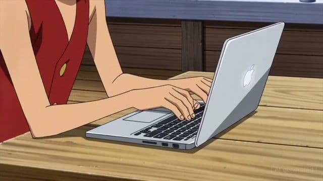 Luffy Coding on Thousand Sunny — cover