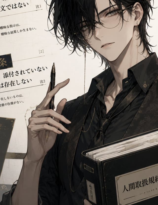 Comic / Storyboard - Dark Academia Anime Legal Officer — output