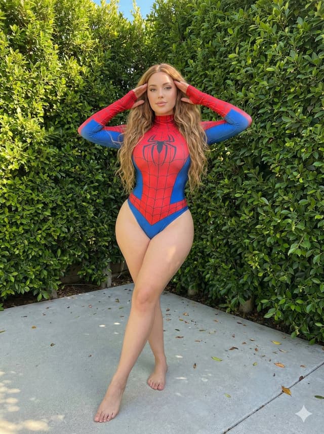 Photorealistic Spider-Girl Cosplay Portrait — output