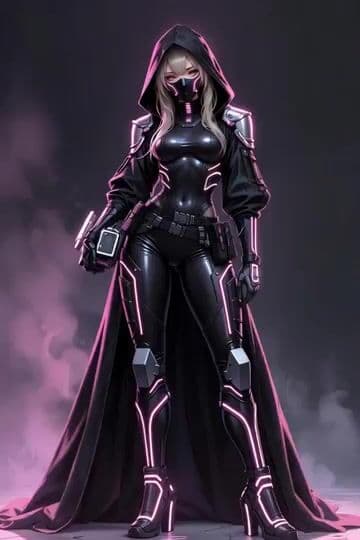 Cyberpunk Warrior Armor Transformation — cover