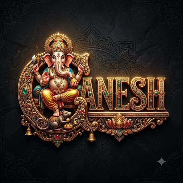 Product Marketing - Ganesh Chaturthi 3D Logo — output