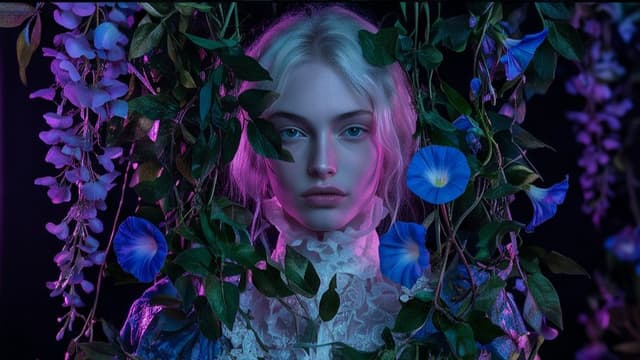 Social Media Post - Recreate Image with Vines and Neon Lights — output