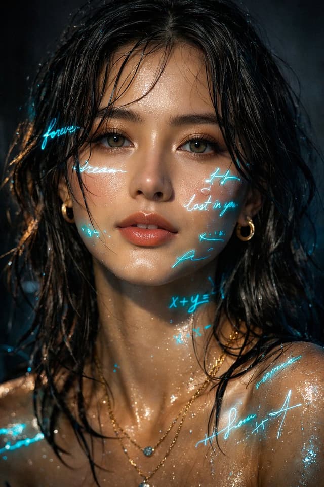 Profile / Avatar - Cyber-Poetry Portrait Projection Prompt — output