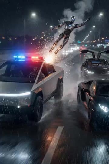 Optimus Prime Police Chase — cover