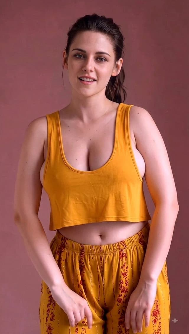 Profile / Avatar - Woman in Yellow Floral Trousers — output