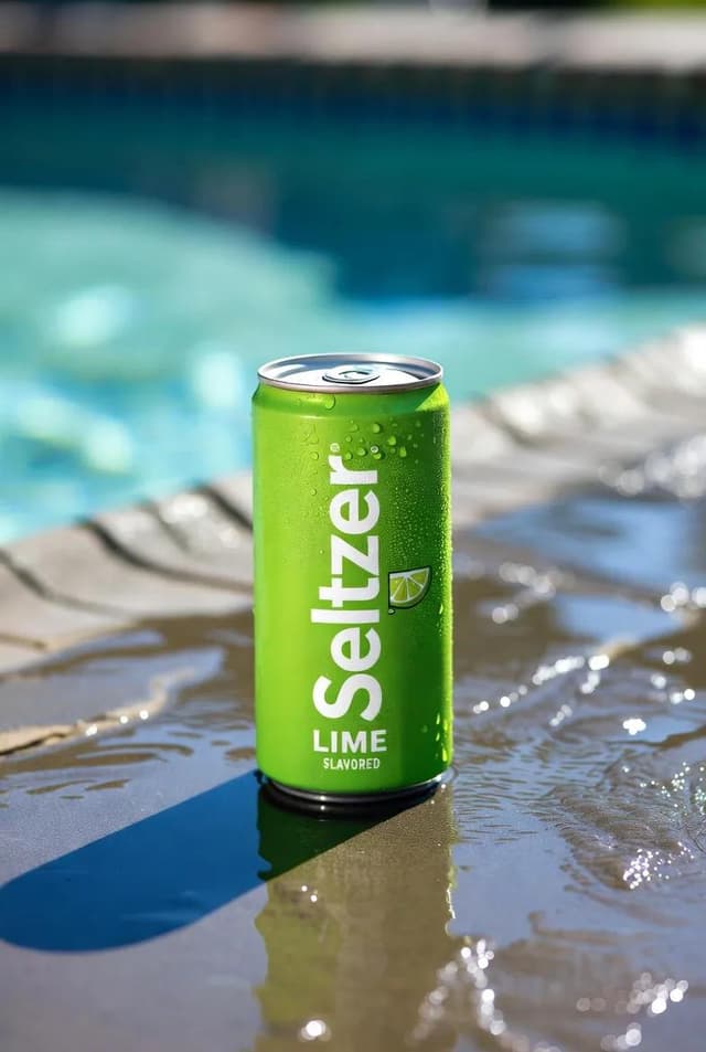 E-commerce Main Image - Macro Product Shot of Seltzer Can — output