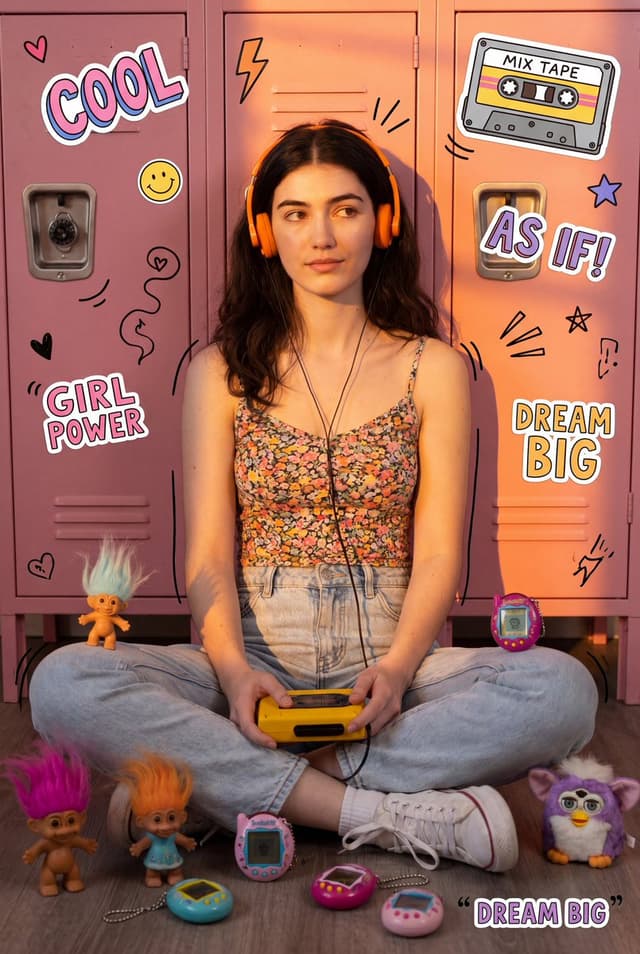 Comic / Storyboard - Retro 90s Collage Photography — output