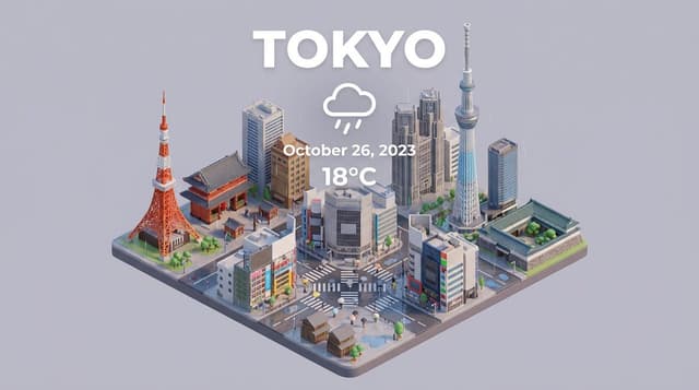 Isometric Miniature 3D City Cartoon Scene — output