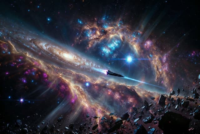 Vast Interstellar Action Nebula Video Prompt — cover