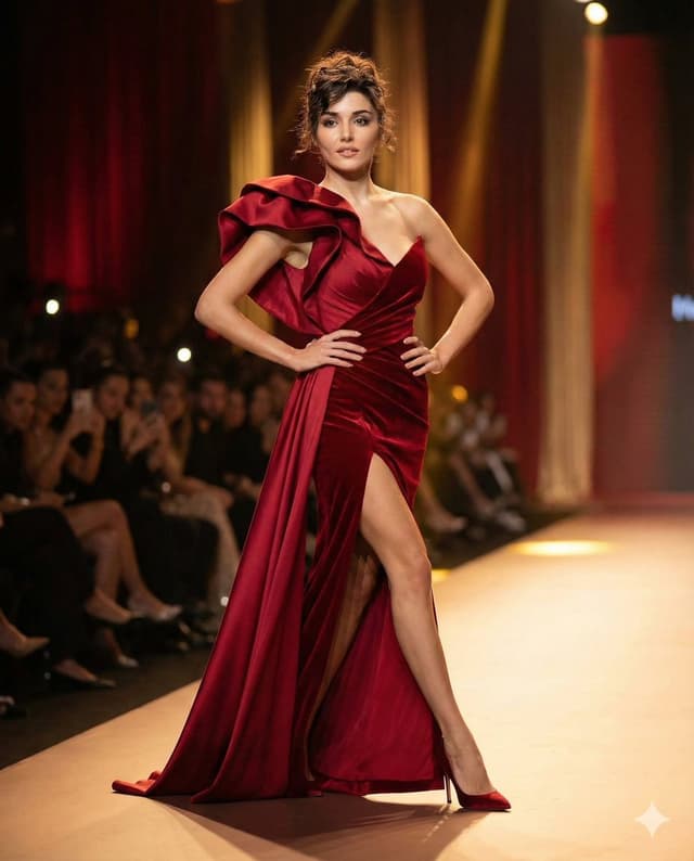 Couture Runway Fashion Editorial of Hande Ercel — output