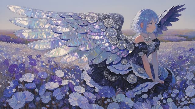Game Asset - Mother-of-Pearl Iridescent Wings — output