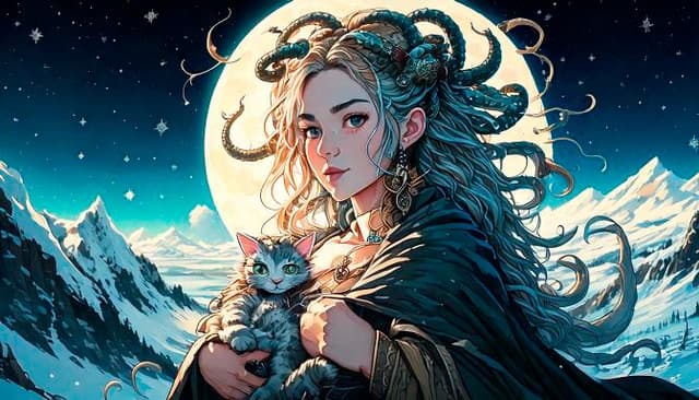 Edit moon position and change painting style — output