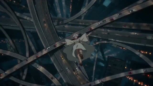 Surreal Futuristic Megacity Descent — cover