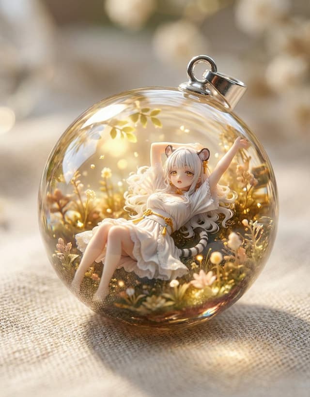 Resin Charm Illustration Prompt — output