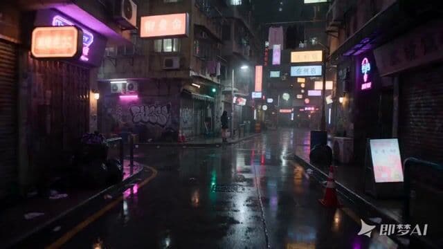 Seedance 2.0 Video Prompt: Neon-lit Street Encounter — cover