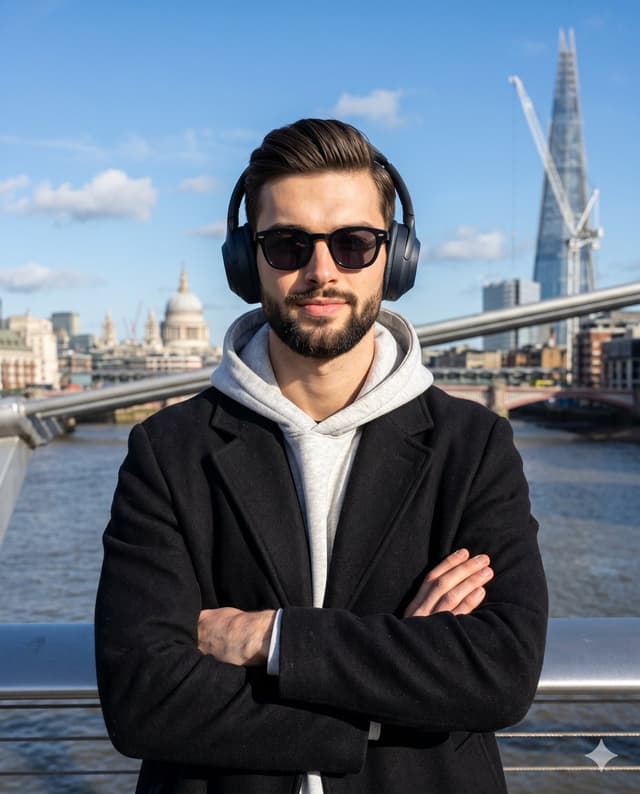 Profile / Avatar - Urban Lifestyle Portrait at The River Thames — output