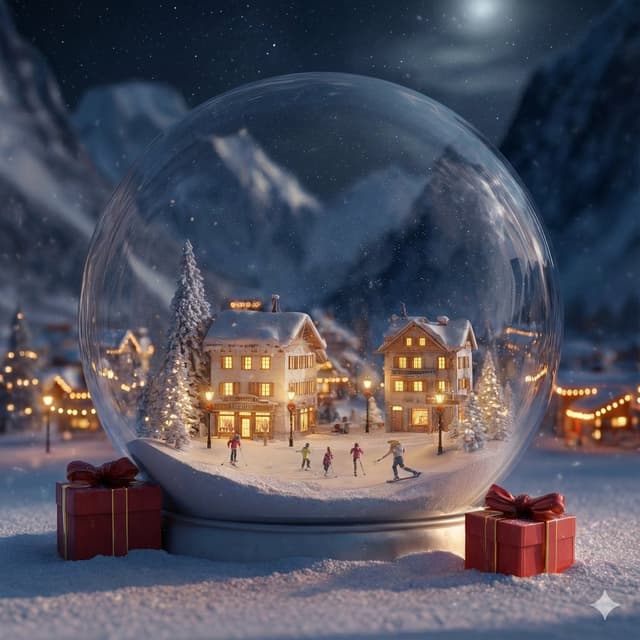 Convert image to night scene with warm lights — output