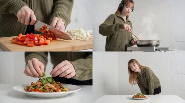 YouTube Thumbnail - Cinematic Food Short Video Prompt (Summary) — output