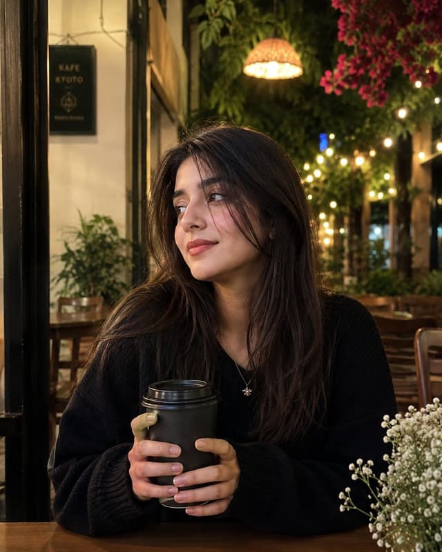 Social Media Post - Cinematic Night Café Portrait — output