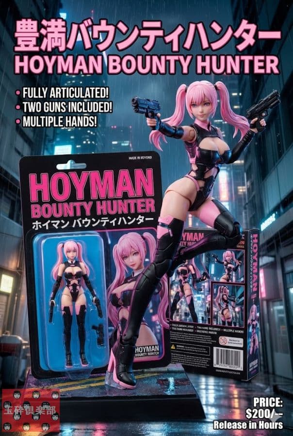Action Figure Product Advertisement Image — output