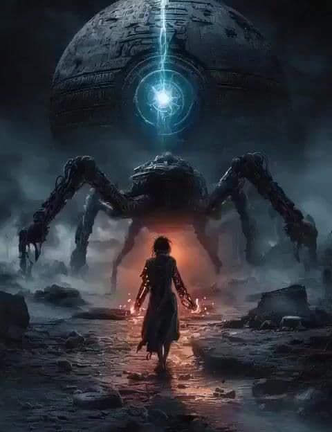 Sci-fi short film: The Girl vs. the Robot Spider — cover