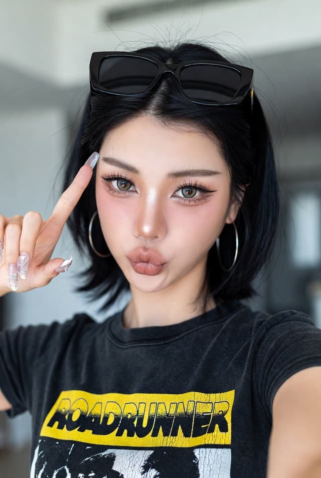 Ulzzang/Douyin Selfie Portrait Prompt — output