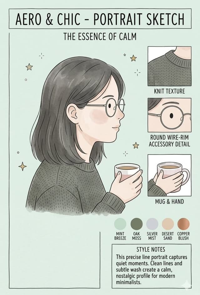 Comic / Storyboard - Aero & Chic Minimalist Character Sketch — output