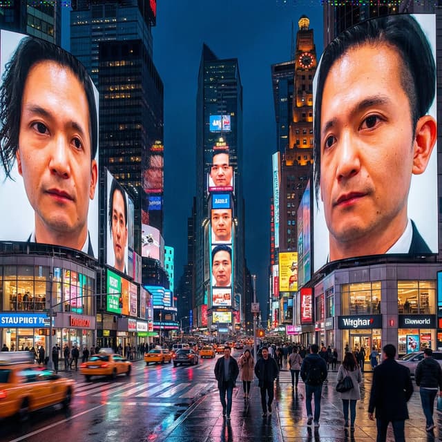 Generating City-Scale Self-Portrait Advertising — output