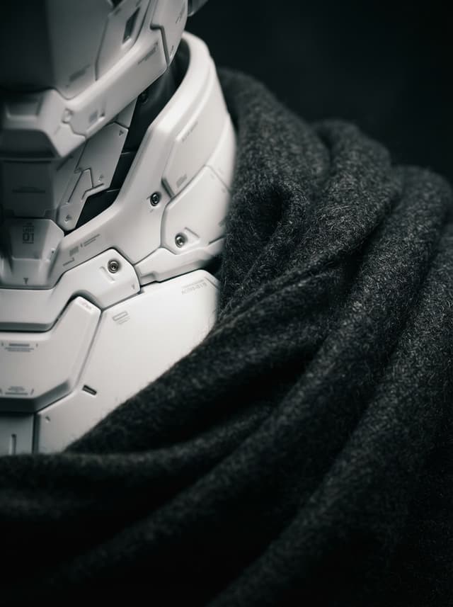 Product Marketing - Mecha Suit and Woolen Drapery Macro — output